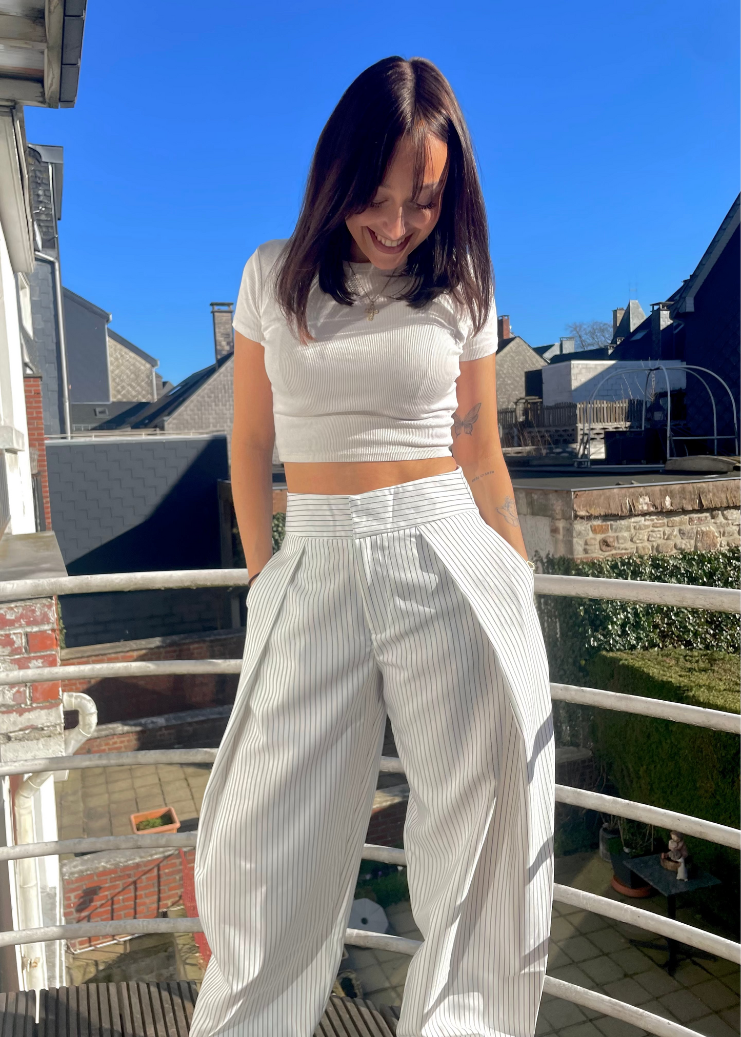 Pantalon tailleur à pinces Ardy Shop