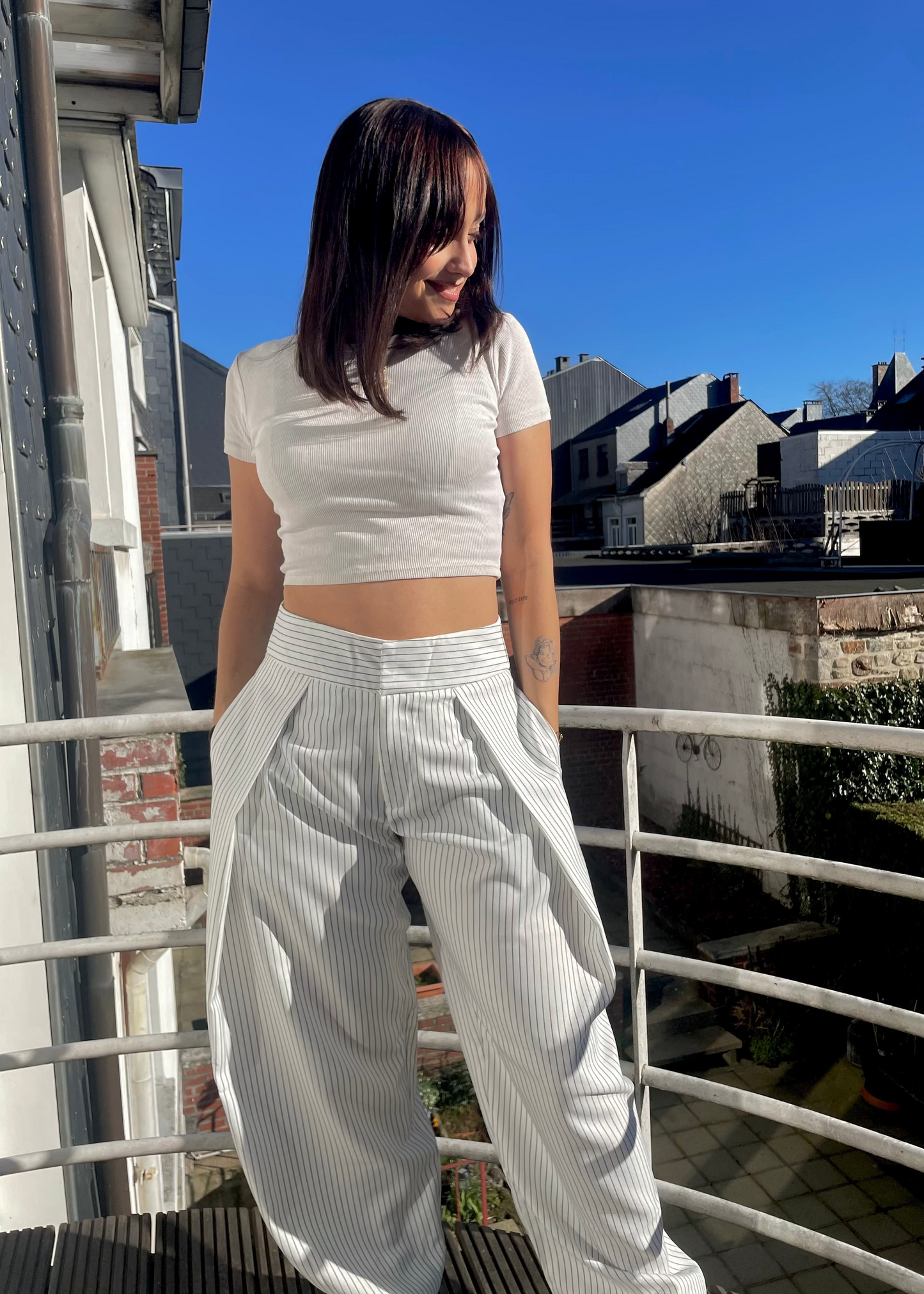 Pantalon tailleur à pinces Ardy Shop