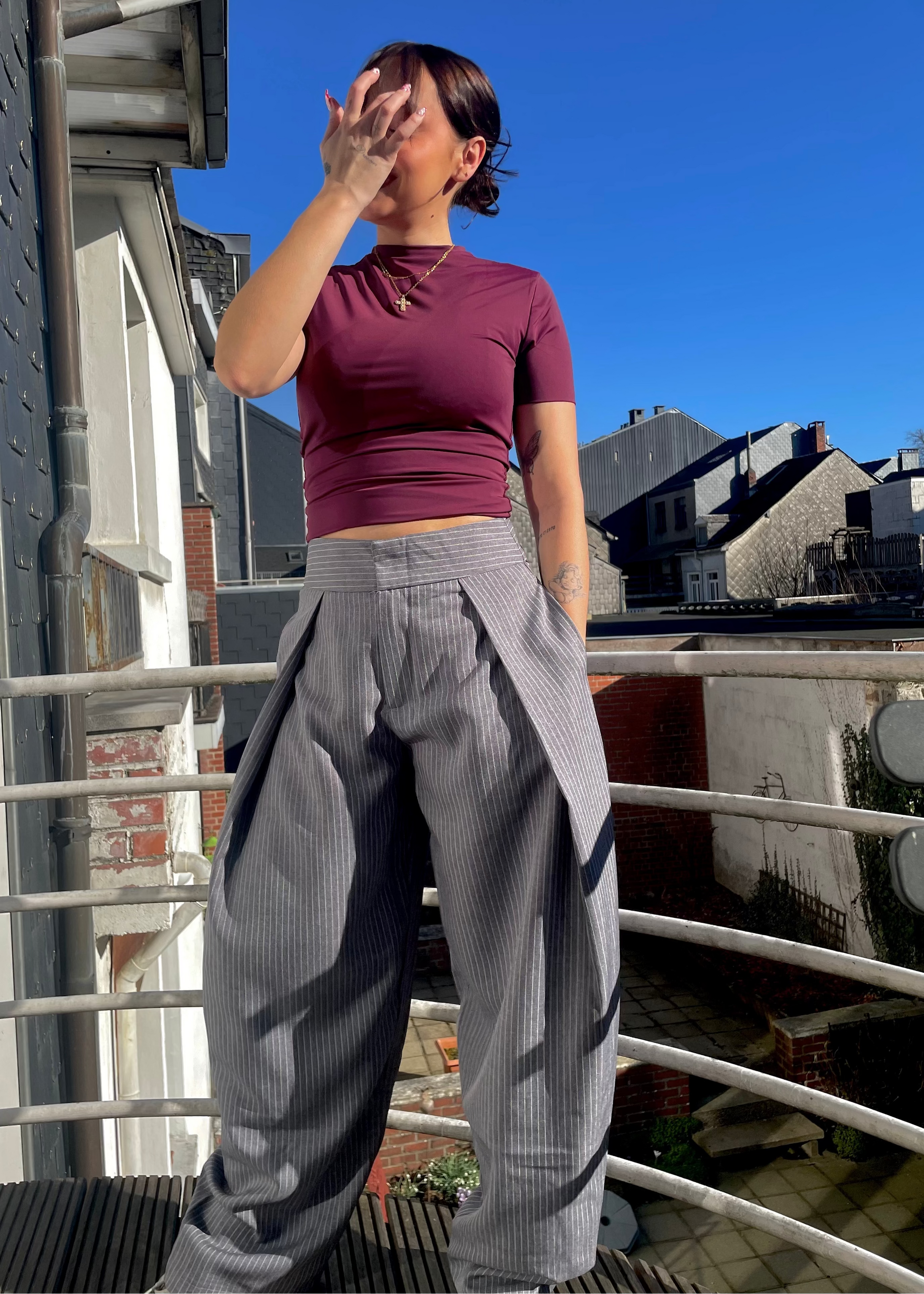 Pantalon tailleur à pinces Ardy Shop
