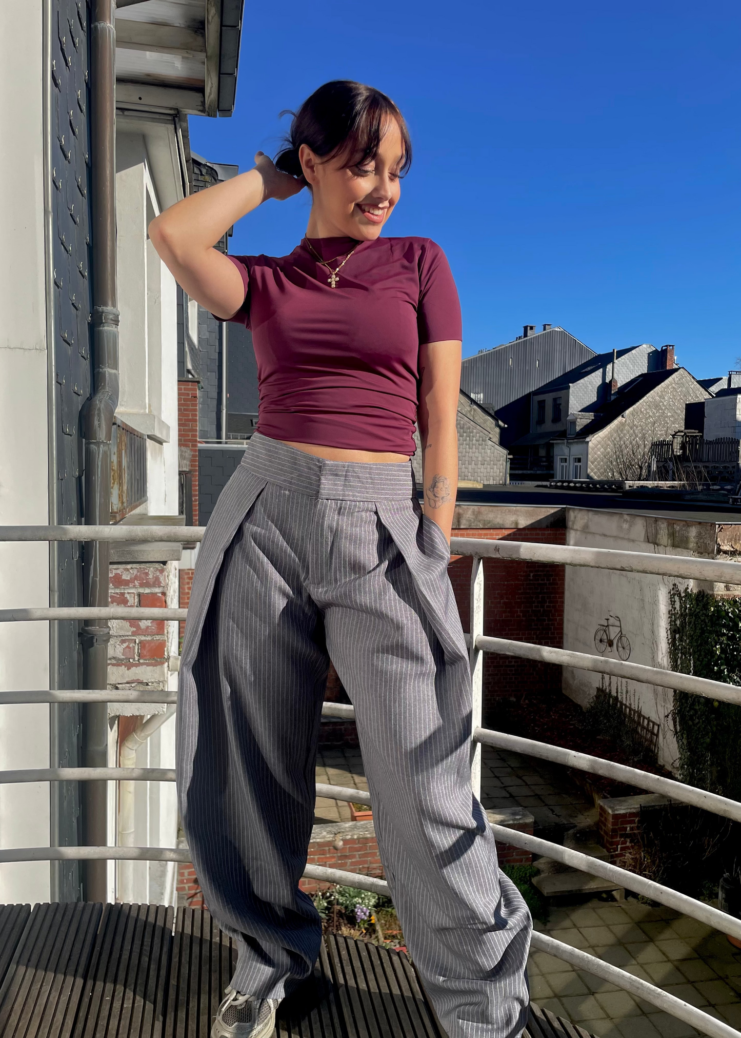 Pantalon tailleur à pinces Ardy Shop