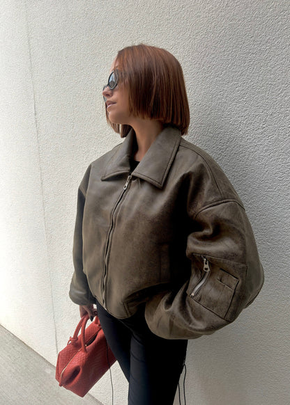 Bomber kaki Ardy Shop
