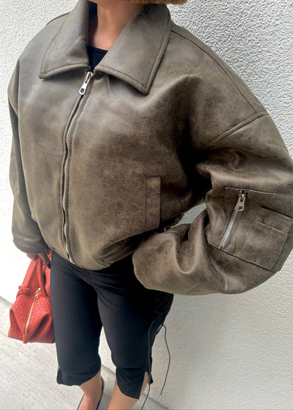 Bomber kaki Ardy Shop