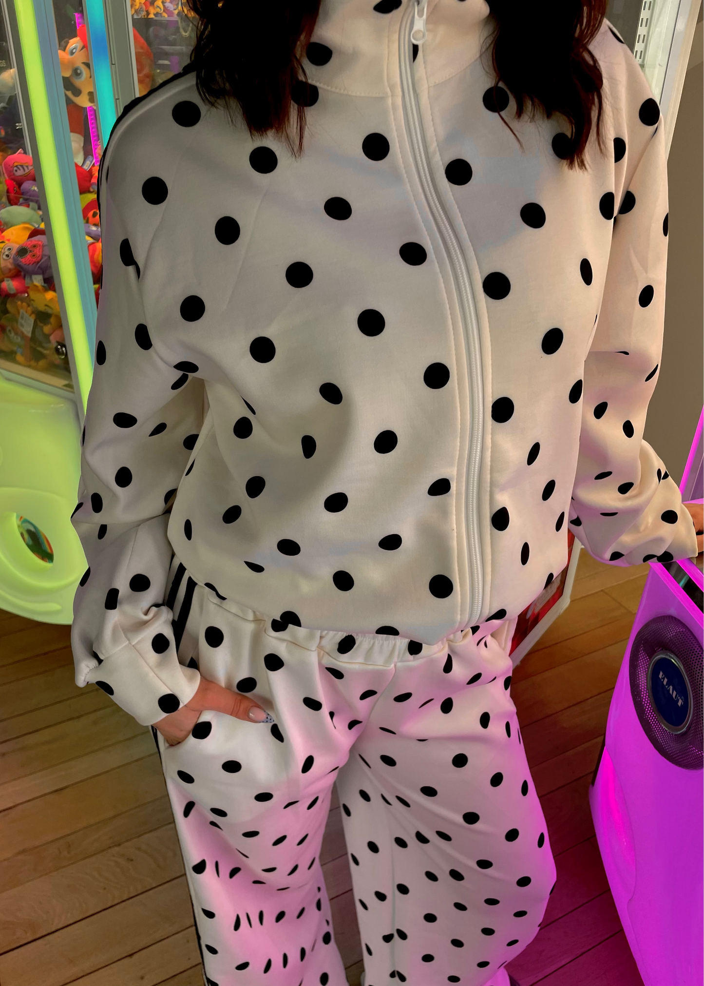 Veste de survêtement à pois Ardy Shop