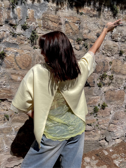 T-shirt oversize à dentelle Ardy Shop