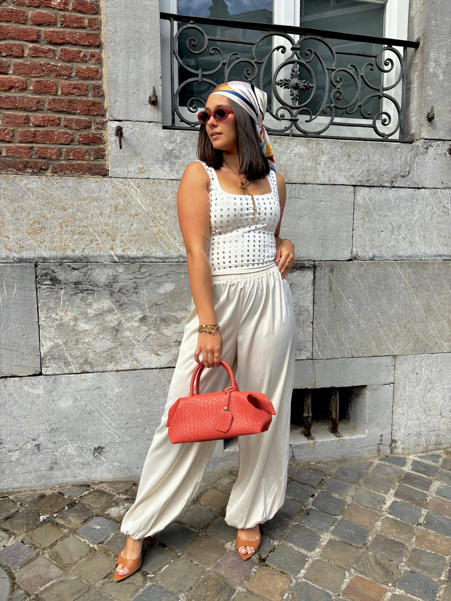 Pantalon ballon en satin Ardy Shop