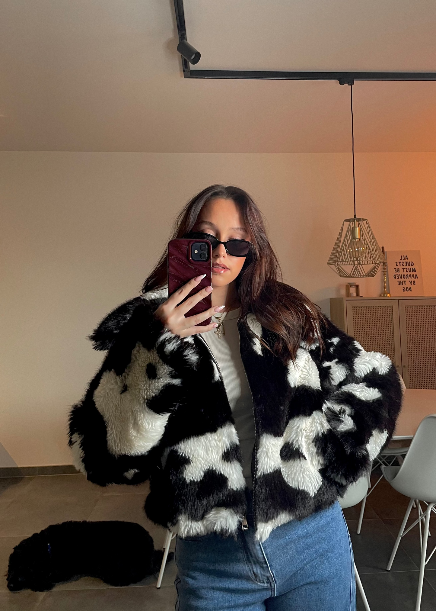Veste motif vache Ardy Shop