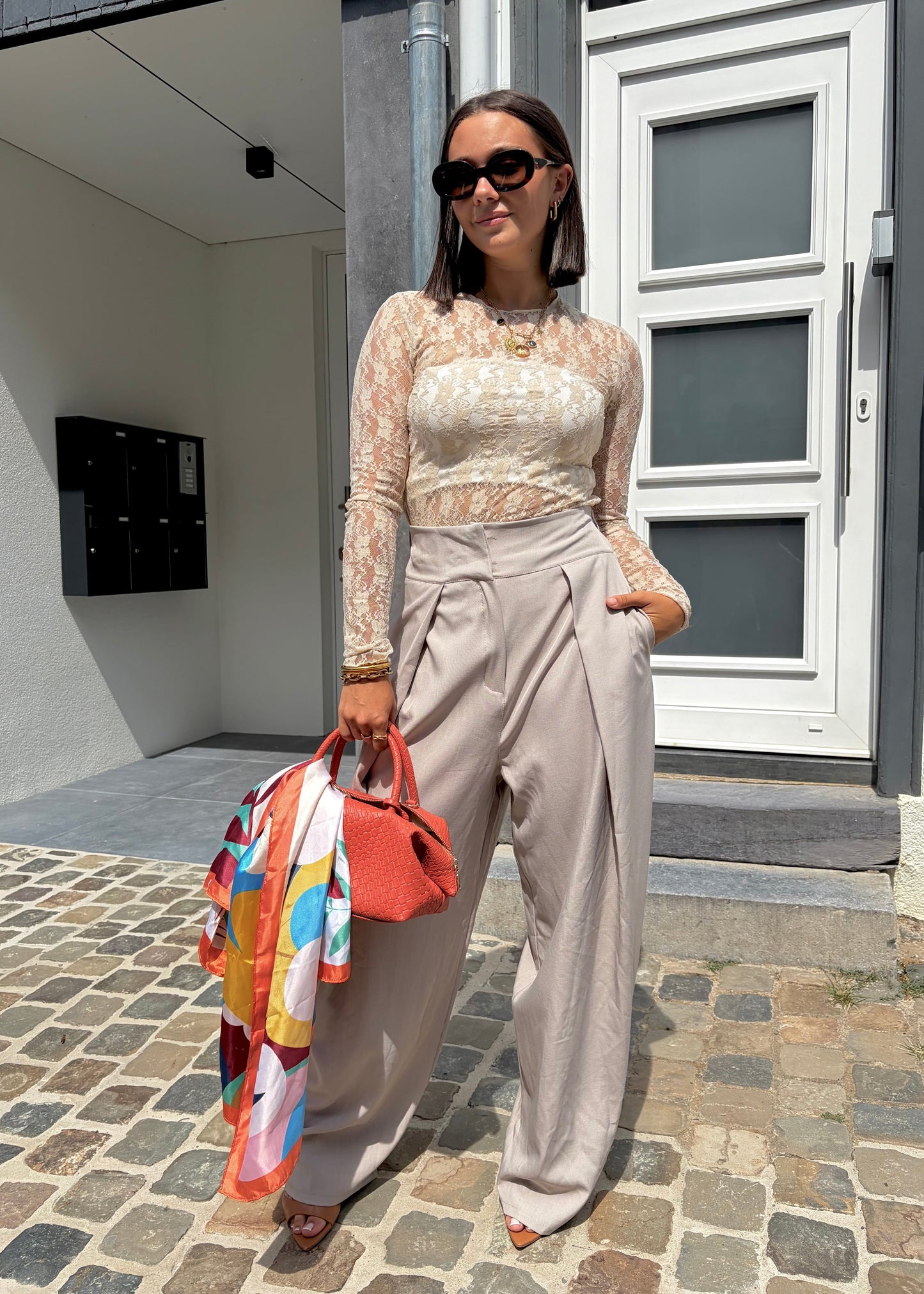 Pantalon tailleur taille haute Ardy Shop