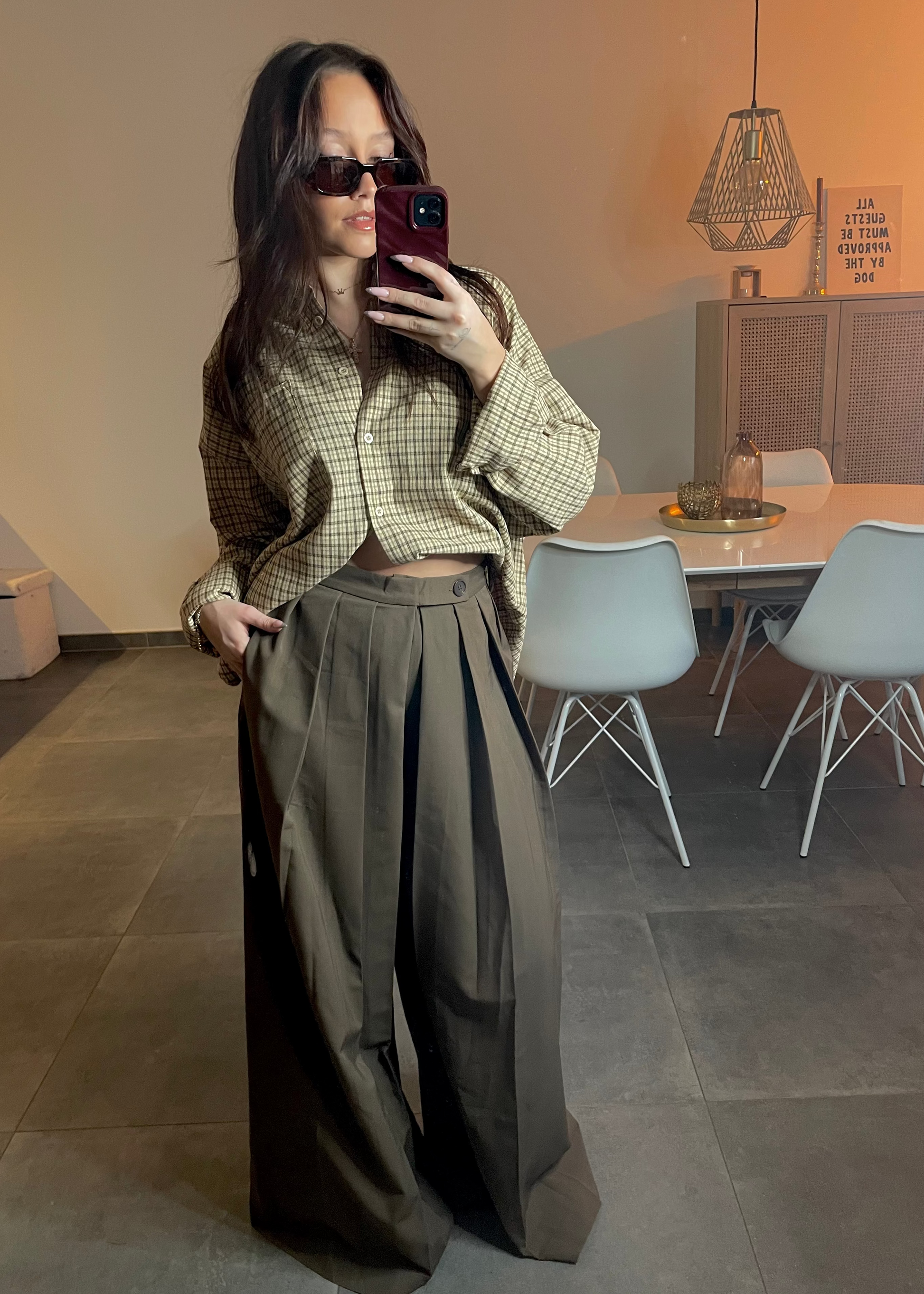 Pantalon oversize à pinces Ardy Shop