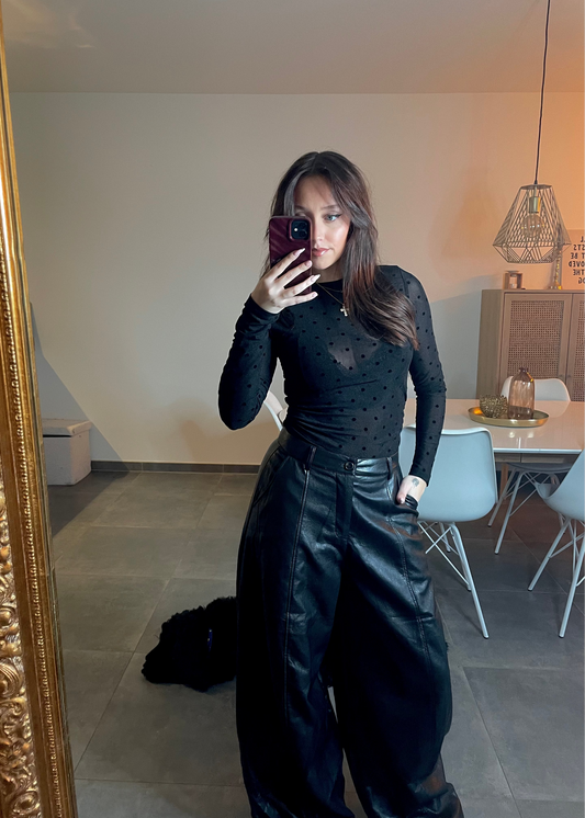 Pantalon ballon simili-cuir Ardy Shop