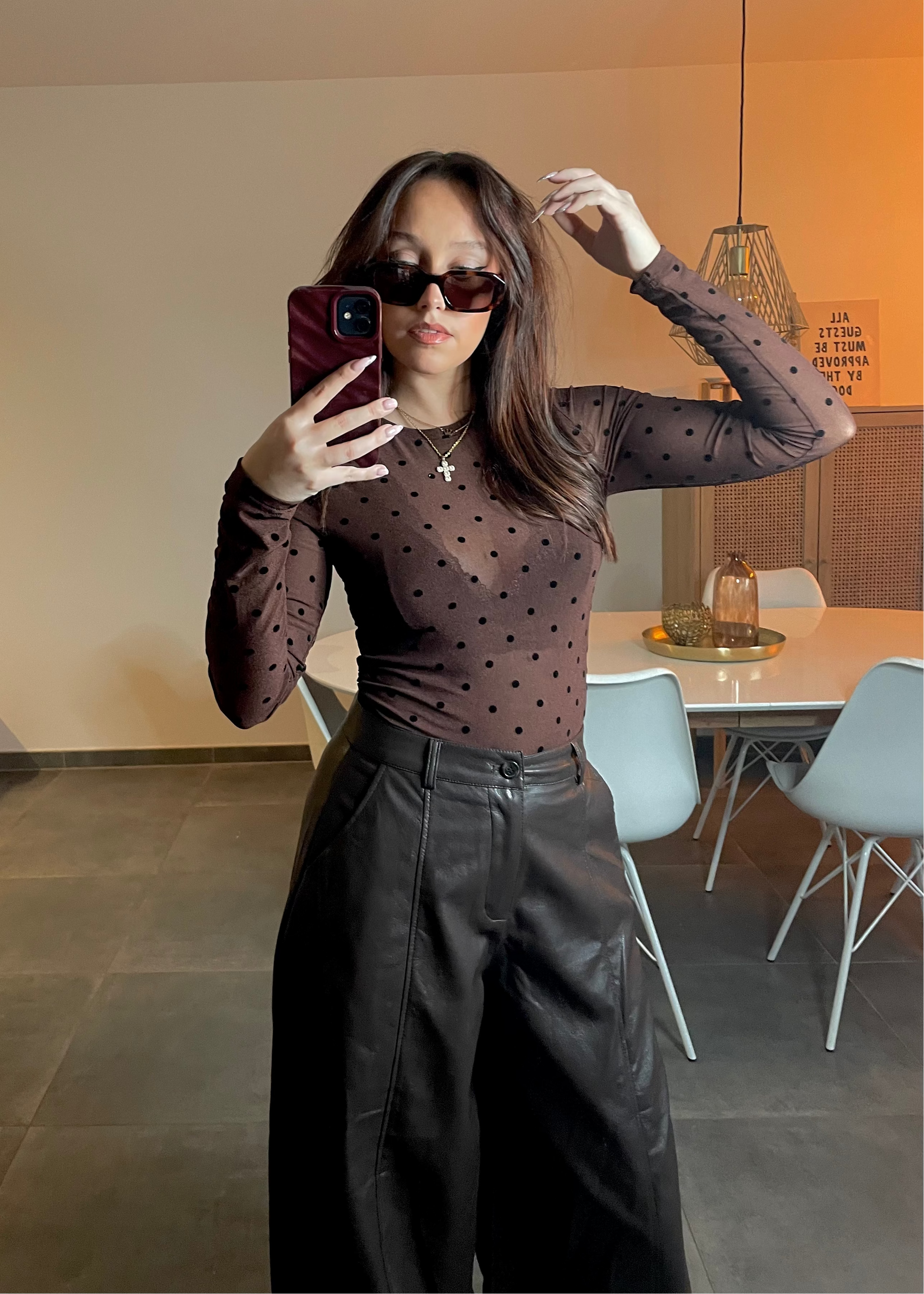 Top à pois Ardy Shop