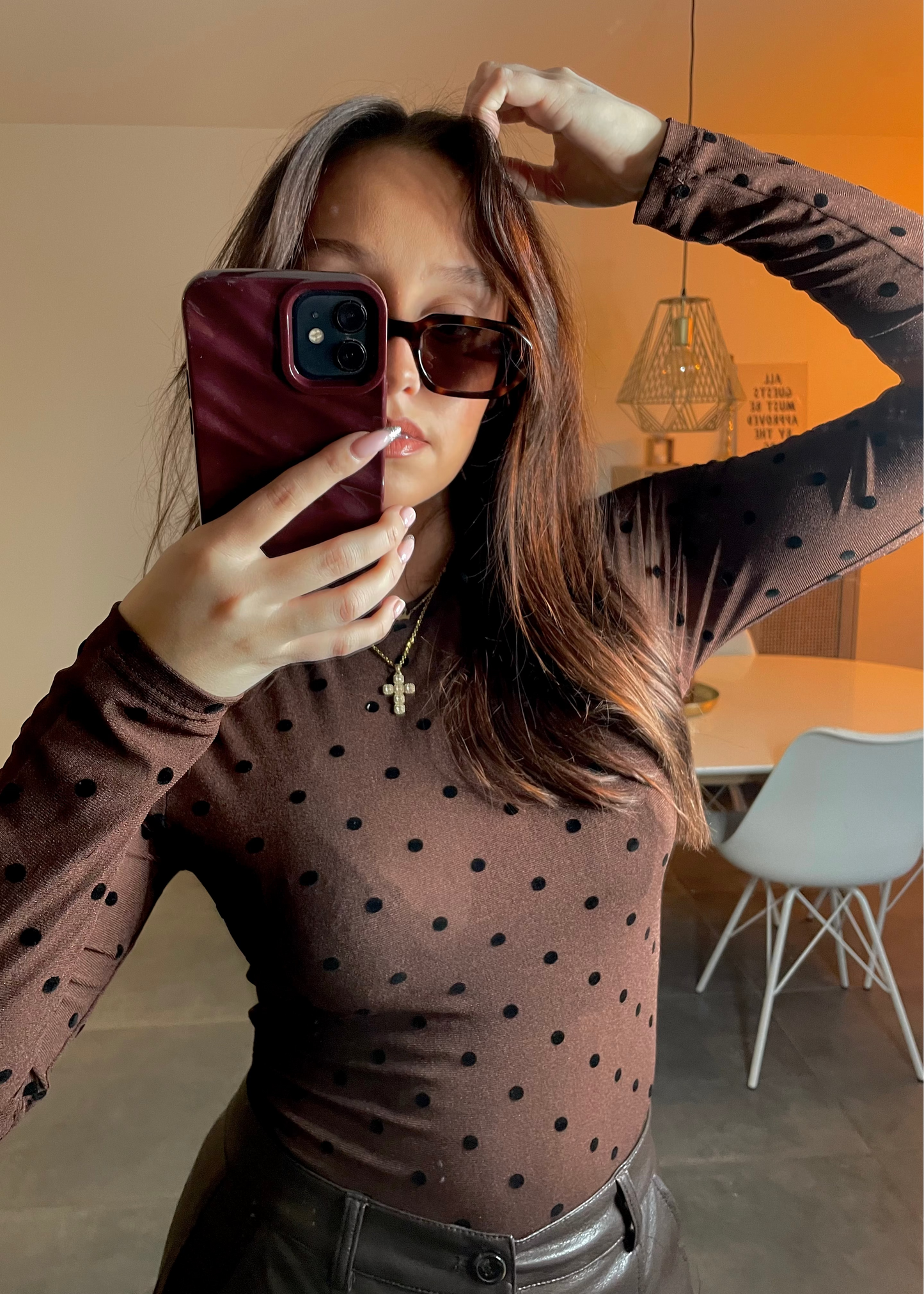 Top à pois Ardy Shop