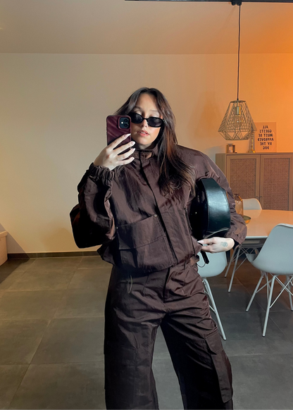 Veste imperméable marron Ardy Shop