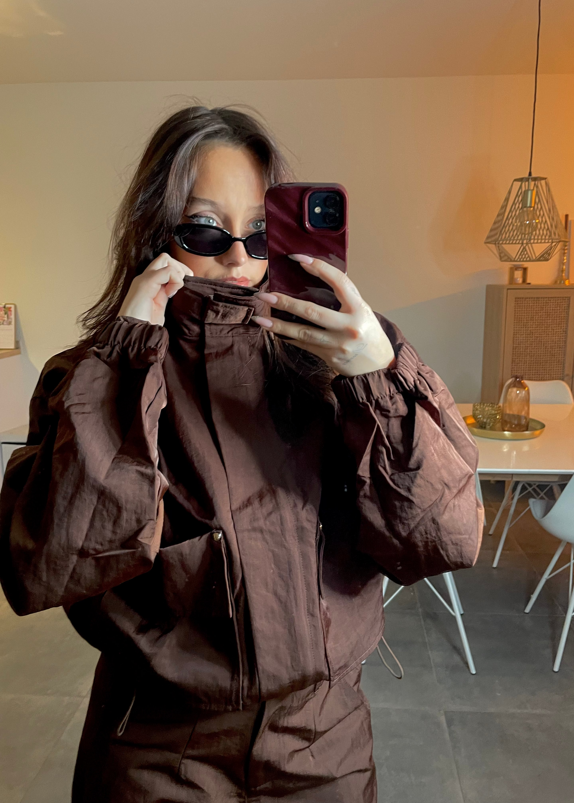 Veste imperméable marron Ardy Shop