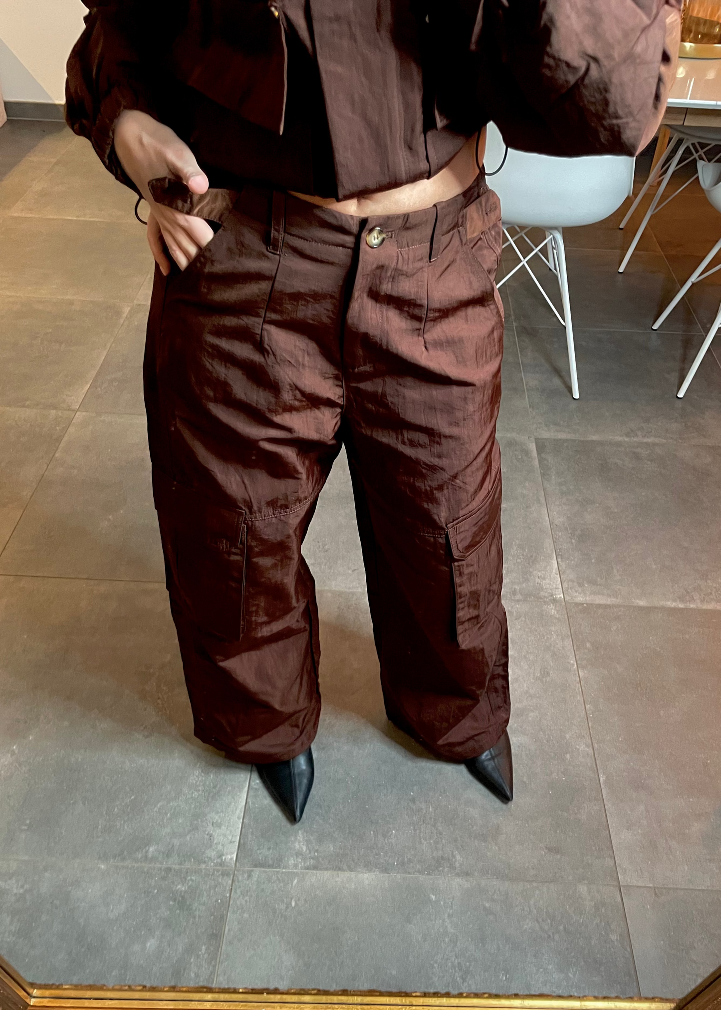 Pantalon imperméable marron Ardy Shop