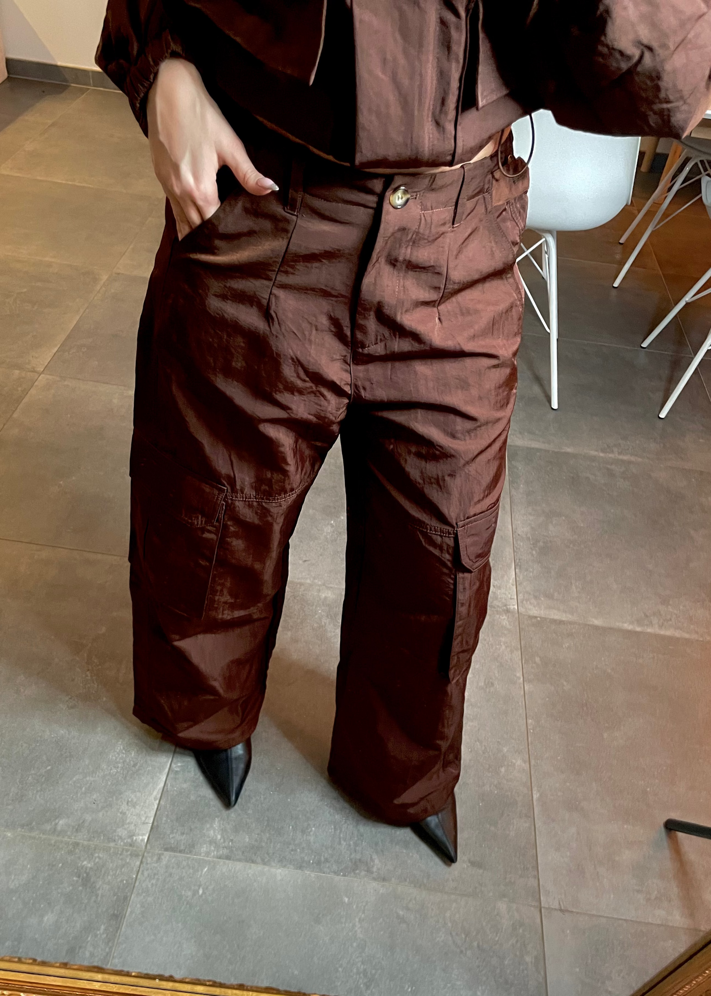 Pantalon imperméable marron Ardy Shop