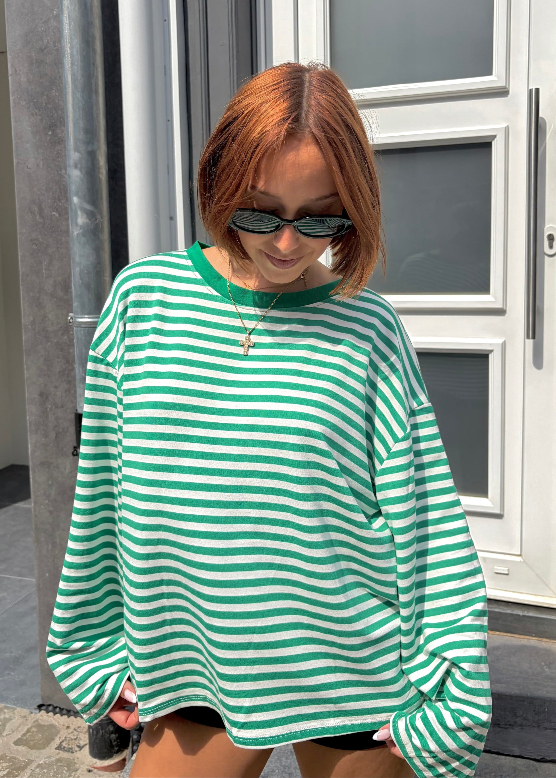 T-shirt rayé manches larges Ardy Shop