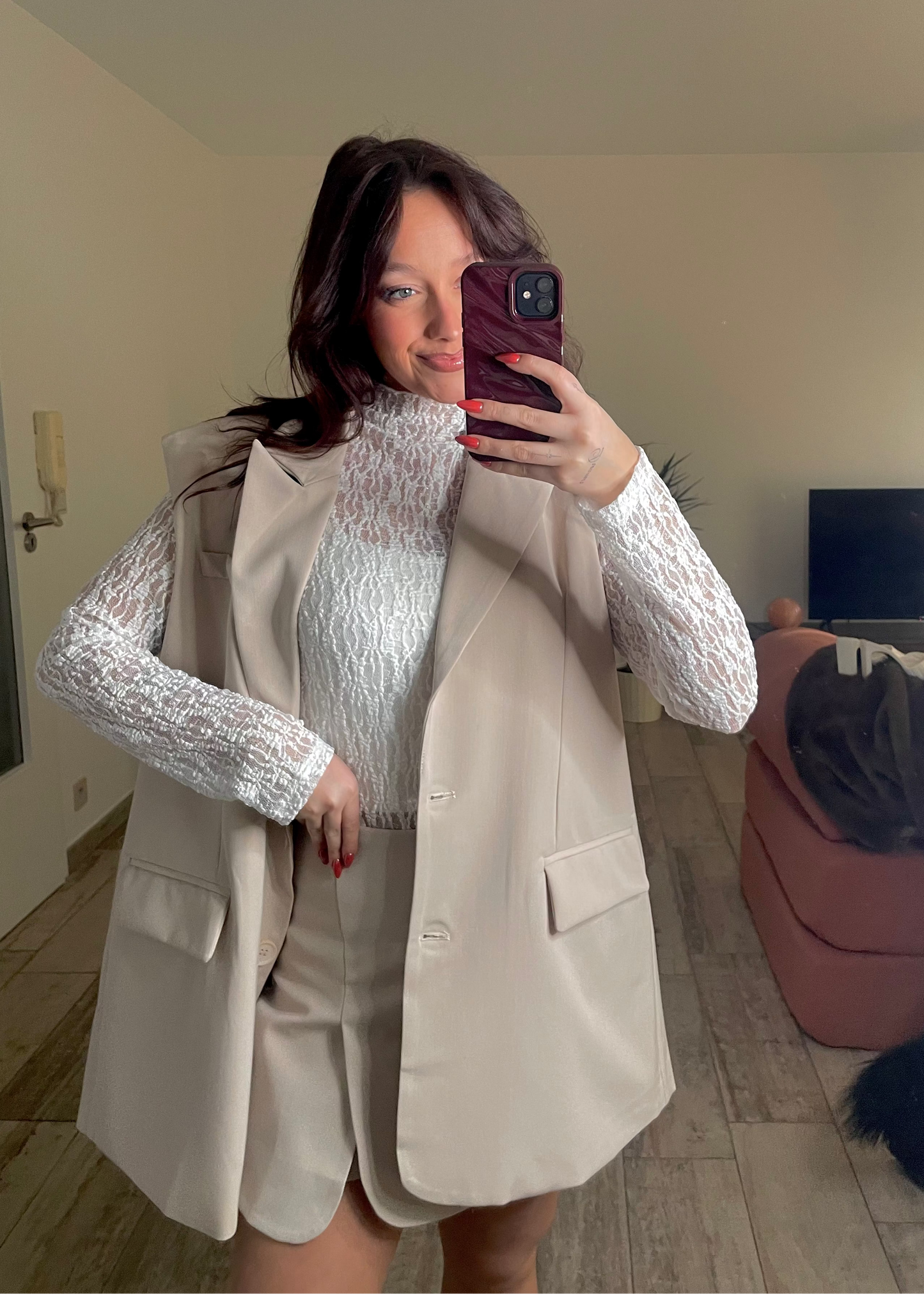 Blazer sans manches d'ensemble Ardy Shop
