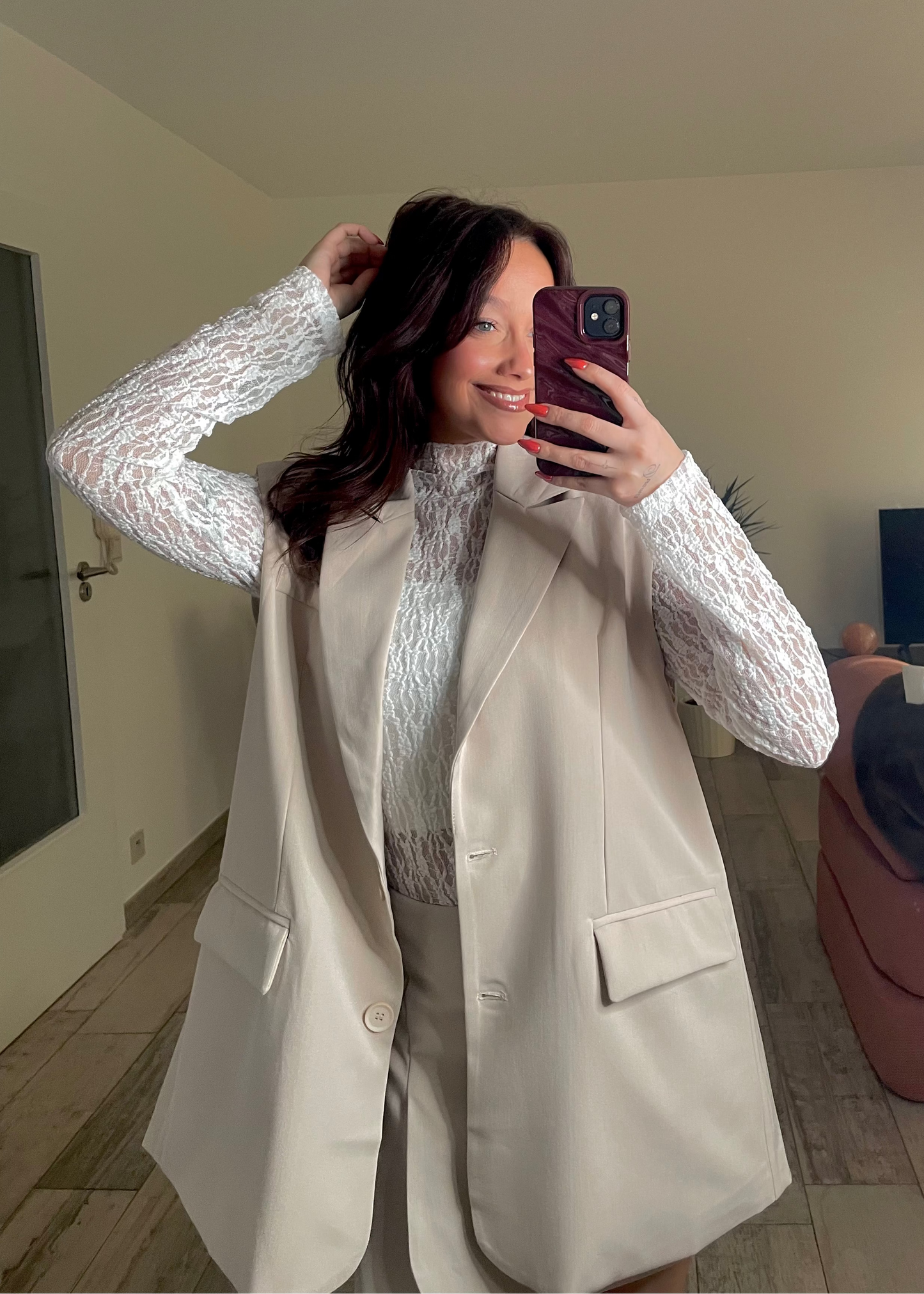 Blazer sans manches d'ensemble Ardy Shop