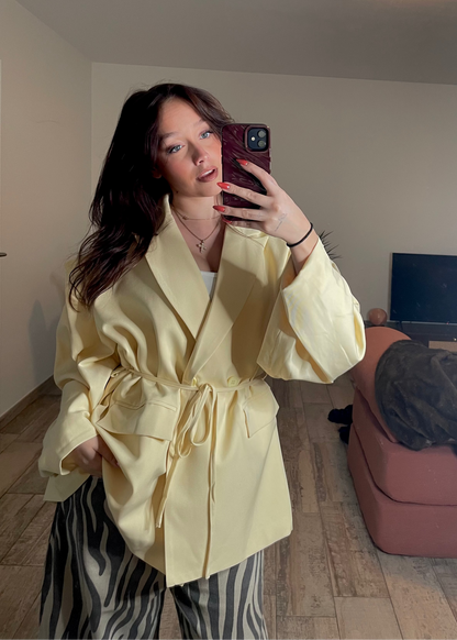 Blazer oversize jaune Ardy Shop