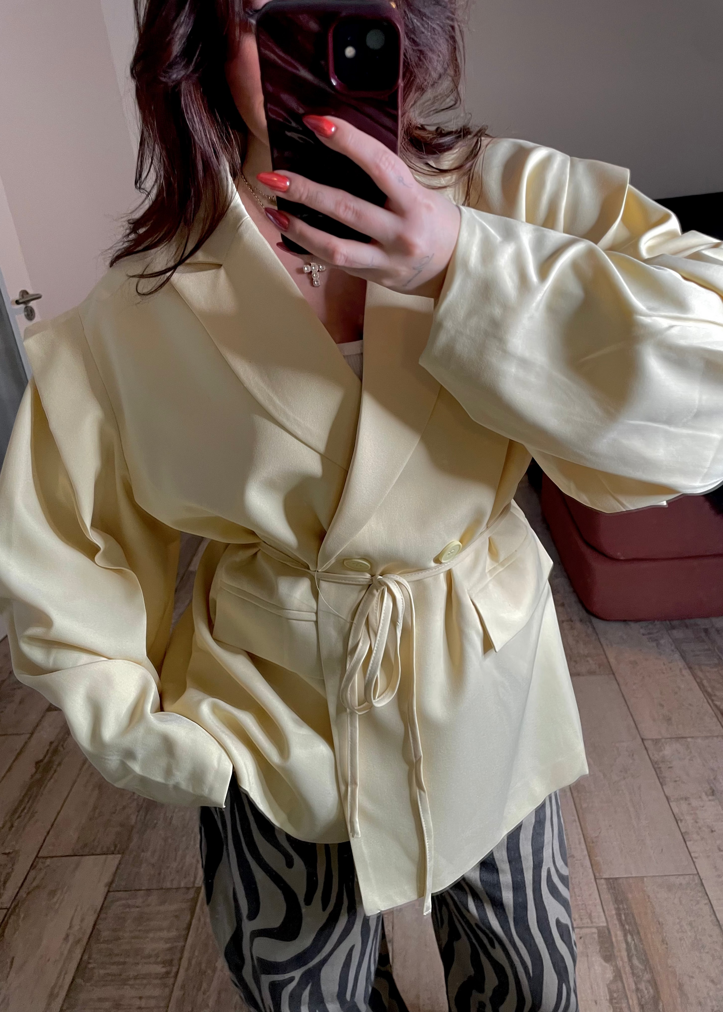 Blazer oversize jaune Ardy Shop