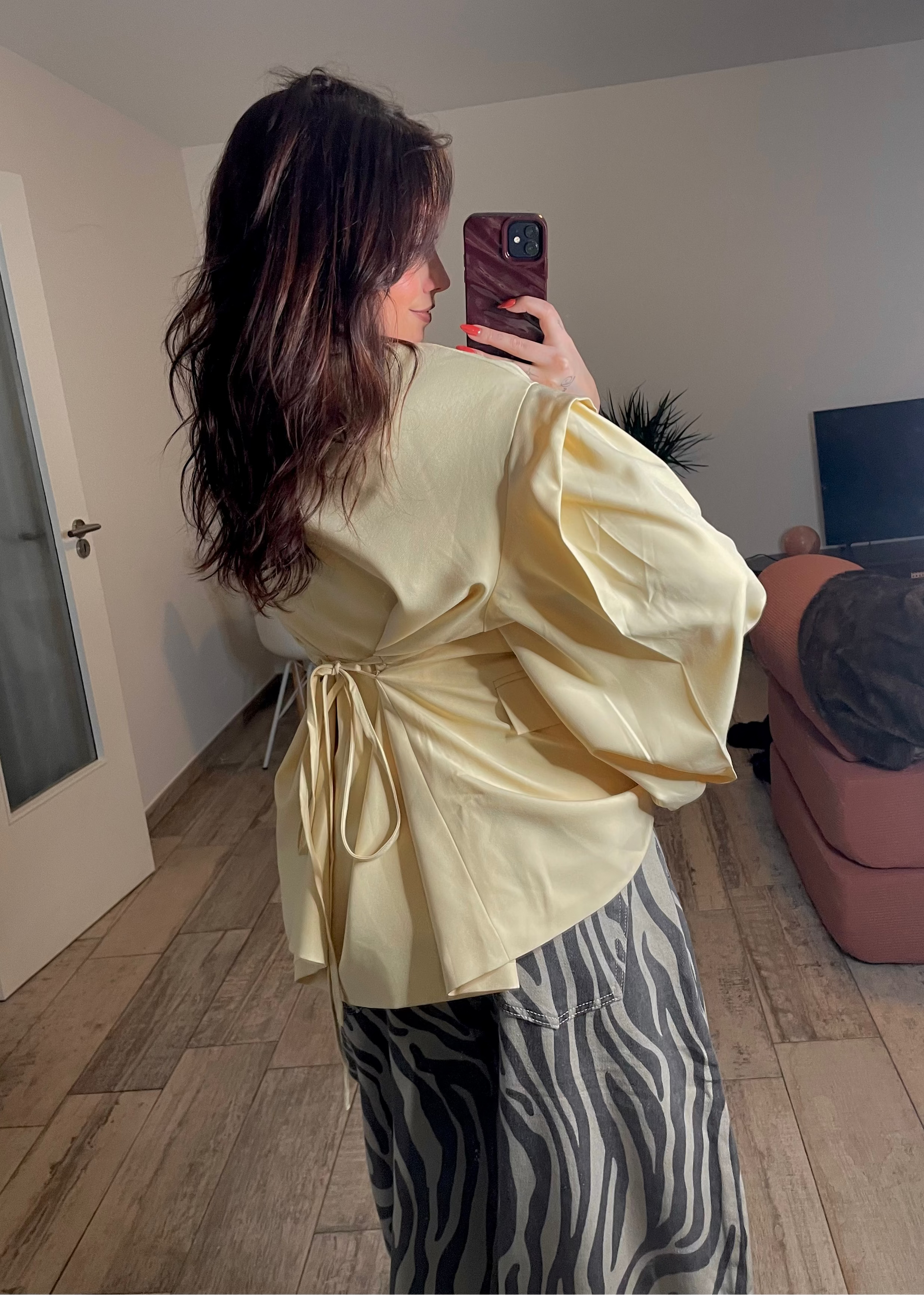 Blazer oversize jaune Ardy Shop