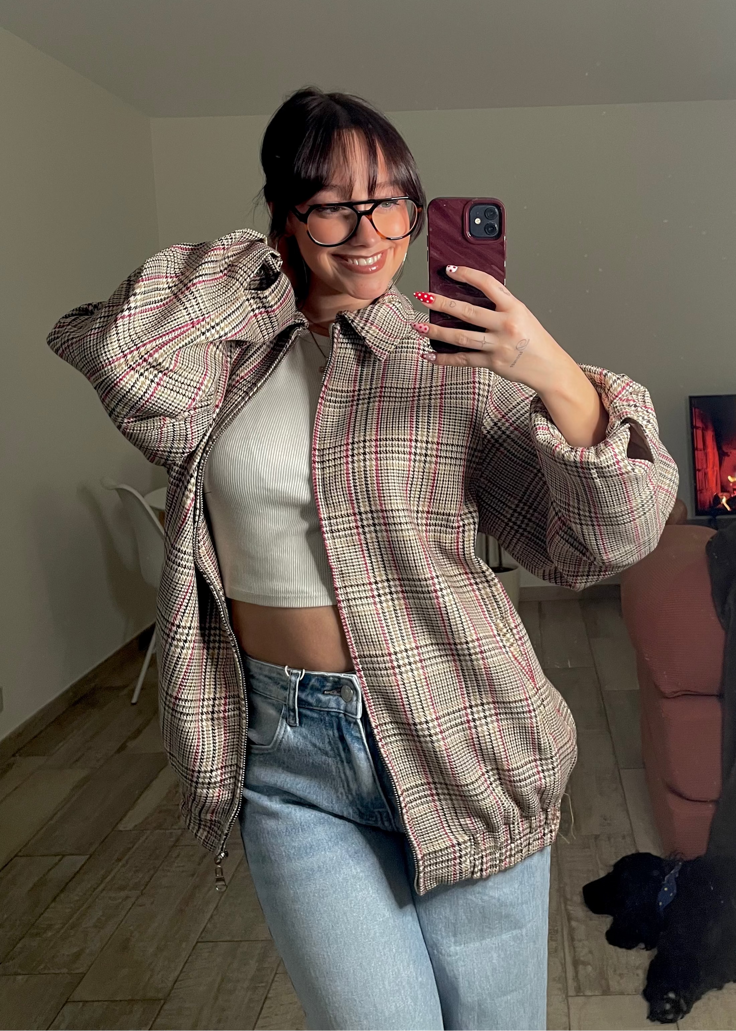 Veste à carreaux Ardy Shop