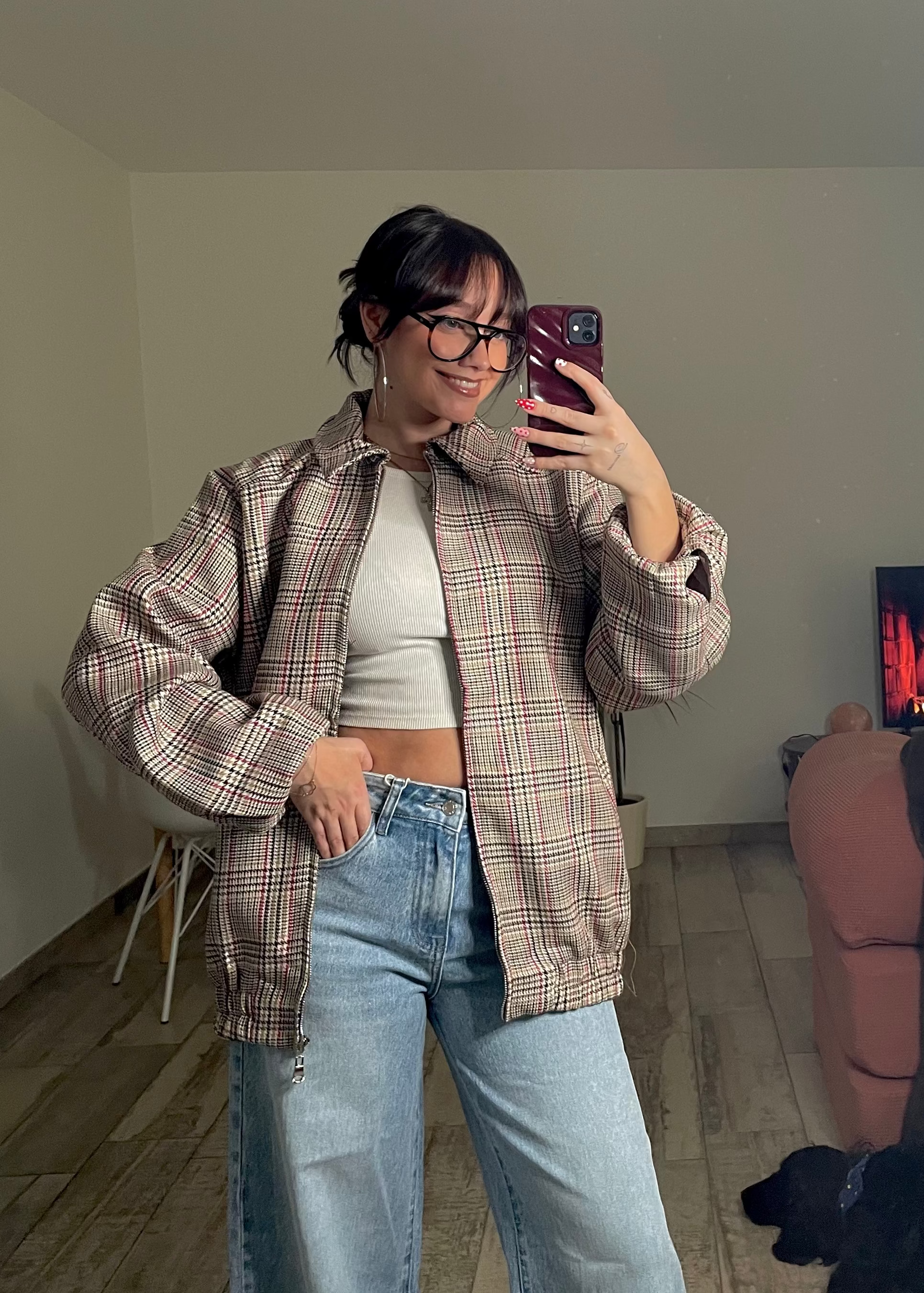 Veste à carreaux Ardy Shop