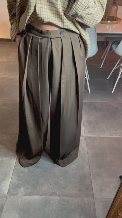Pantalon oversize à pinces